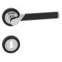 Handle LIENBACHER DUKON - BS / OC - Black matt / Polished chrome