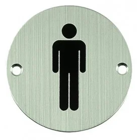Nerezový piktogram okrúhly - páni