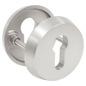 Sicherheitsrosette AXA - Silber Matt