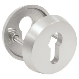 Sicherheitsrosette AXA - Silber Matt