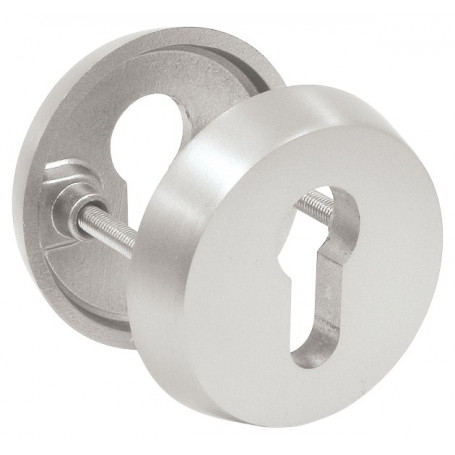 Sicherheitsrosette AXA - Silber Matt