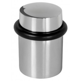 Door stopper roller - Polished chrome