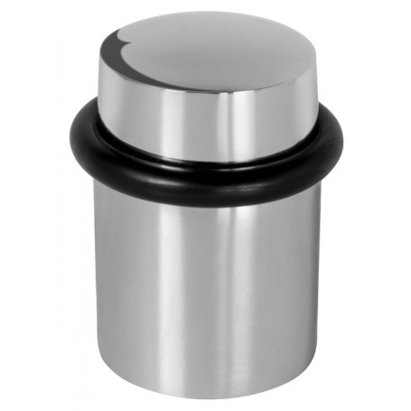 Door stopper roller - Polished chrome