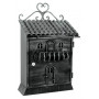 Mailbox FB614T - Black / Platinum silver