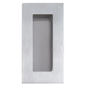 Kagylókilincs tolóajtóhoz szögletes TUPAI 7506 - BN - Szálcsiszolt inox