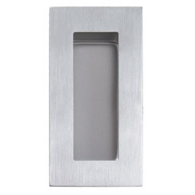 Shell for sliding door TUPAI 7506 - BN - Brushed stainless steel