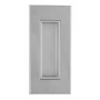 Shell for sliding door TUPAI 2650 - Polished chrome