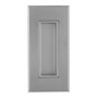 Shell for sliding door TUPAI 2650 - Brushed chrome
