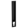 Shell for sliding door PAMAR 1098Z - Black matt