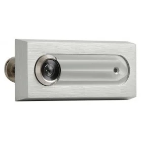 Door Viewer with label AXA - LINIA ATLAS2 - Silver matt