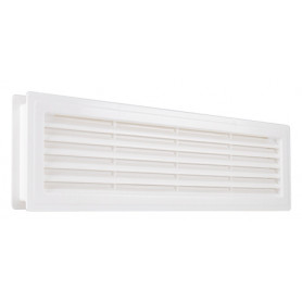 Plastic ventilation grille - White