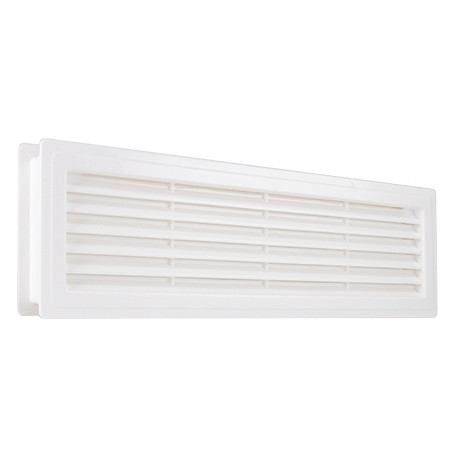 Plastic ventilation grille - White