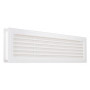 Plastic ventilation grille - White