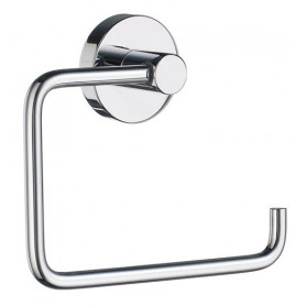 Toilet roll holder without lid SMEDBO HOME - Polished chrome