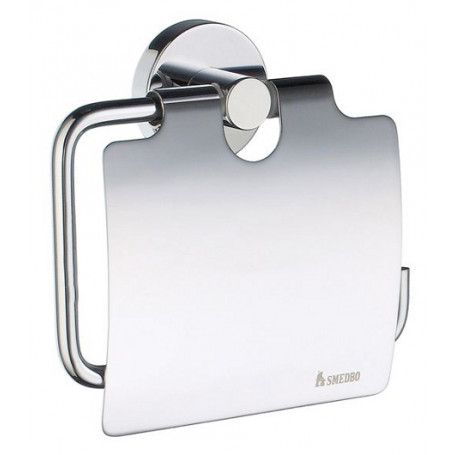 Toilettenpapierhalter mit Deckel SMEDBO HOME - Chrom glänzend