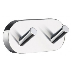Hook double SMEDBO HOME - Polished chrome
