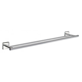 Towel rail double SMEDBO HOUSE - Polished chrome