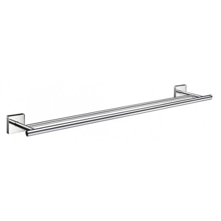 Towel rail double SMEDBO HOUSE - Polished chrome