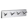 Hook quadruple SMEDBO HOUSE - Polished chrome