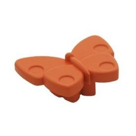 Plastová knopka Motýľ