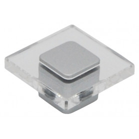 Möbelgriff 414Q - Matt Chrom / Transparent