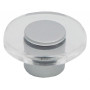 Furniture handle 414 - Matt chrome / transparent