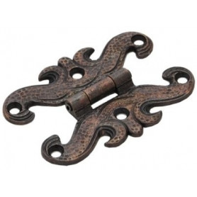 Ozdobný nábytkový záves Emanuel Patina tmavá