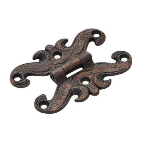 Ozdobný nábytkový záves Emanuel Patina tmavá