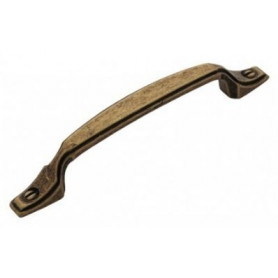 Furniture handle RUSTICA - Patina on brass