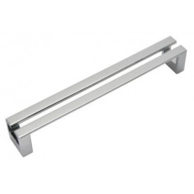 Furniture handle TWIX - Polished chrome