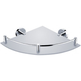 Rohová skleněná police NIMCO Unix