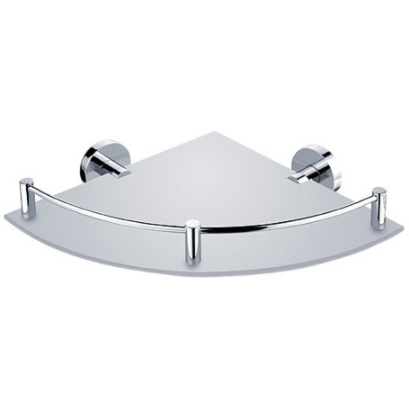 Rohová skleněná police NIMCO Unix