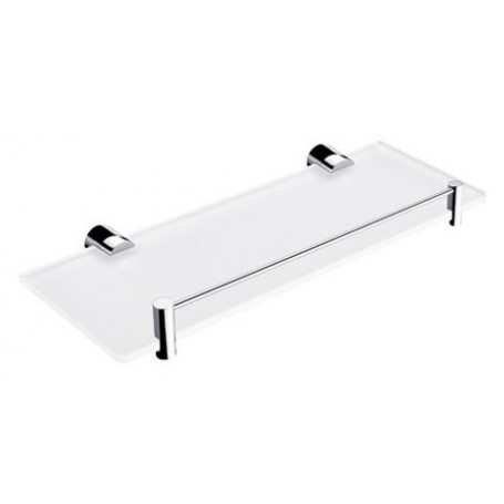 Półka szklana z uchwytem i płotem NIMCO BORMO 300 mm