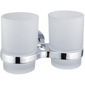 Držák se dvěma skleněnými sklenicemi NIMCO Metro