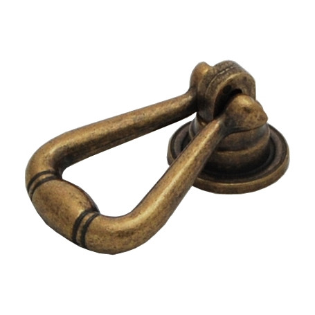 Furniture handle ACHILES - Patina on brass