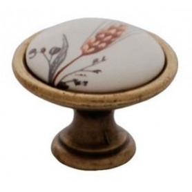 Knopka Leon klas - Patina na mosazi