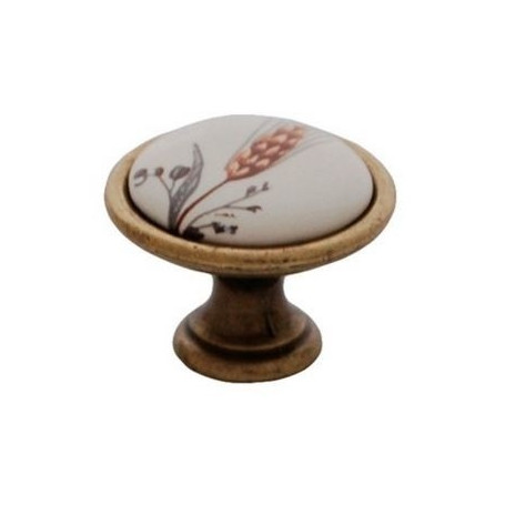 Knopka Leon klas - Patina na mosadzi