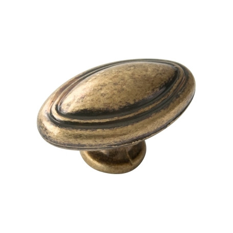 Furniture handle HERKULES - Patina on brass
