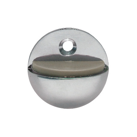 Ajtóütköző félkör - BN - Szálcsiszolt inox