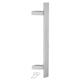 Pull handle FIMET K41Z - Brushed stainless steel