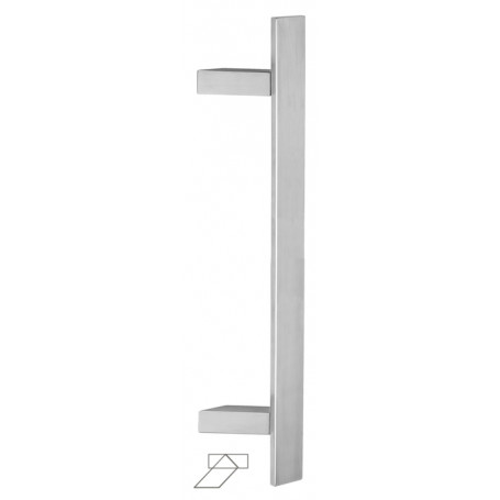 Ajtó fogantyú FIMET K41Z - Szálcsiszolt inox