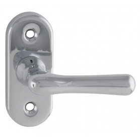 ELEGANT - Window halfolive little - Polished chrome