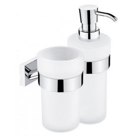 Cup for toothbrushs and Soap Dispenser NIMCO KEIRA KE 2205K31W-26