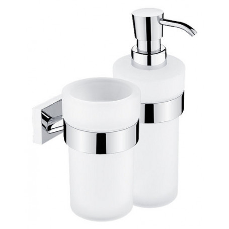 Cup for toothbrushs and Soap Dispenser NIMCO KEIRA KE 2205K31W-26