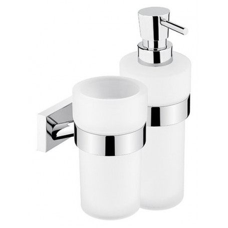 Cup for toothbrushs and Soap Dispenser NIMCO KEIRA KE 2205K31W-T-26