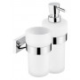 Cup for toothbrushs and Soap Dispenser NIMCO KEIRA KE 2205K31W-T-26