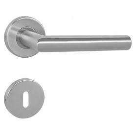 Door handle MP FAVORIT - R - Brushed stainless steel