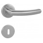 Door handle MP NERO - R - Brushed stainless steel