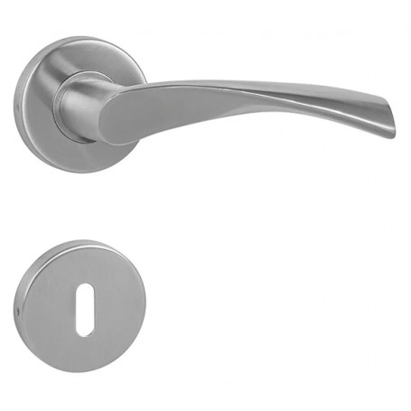 Door handle MP TORNADO - R - Brushed stainless steel