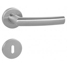 Door handle MP ESSO - R - Brushed stainless steel